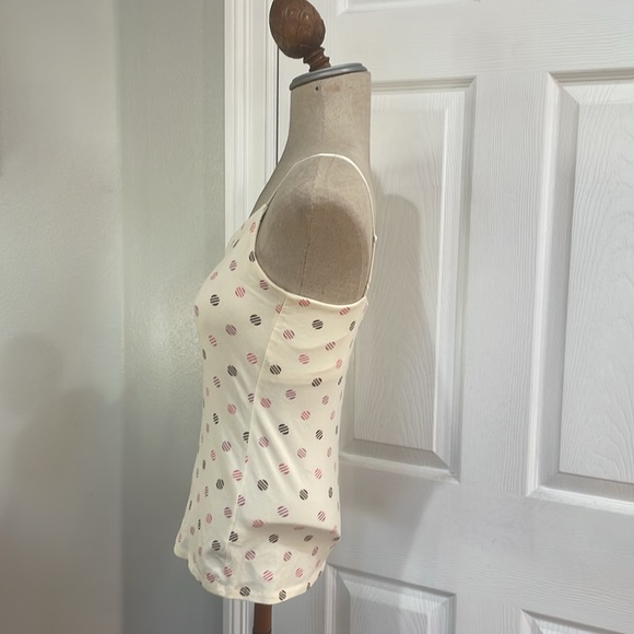 Vintage Y2K gap stretch Cami cotton stretch camisole shelf bra adjustable straps - Picture 5 of 10